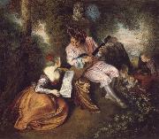 Jean-Antoine Watteau The Scale of Love china oil painting artist